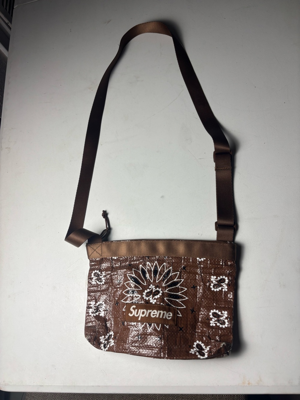 Supreme Bandana Tarp Side Bag